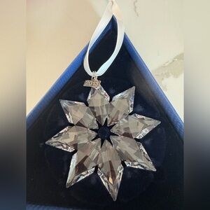 Swarovski Silver Crystal Star Ornament